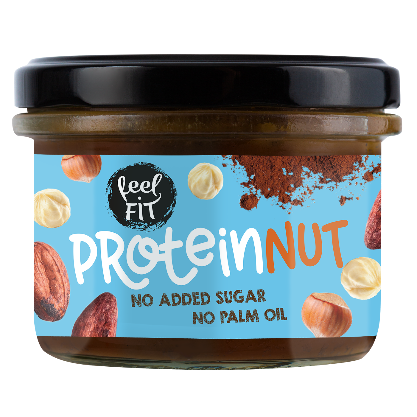 Proteinowy krem czekoladowo-orzechowy bez dodatku cukru