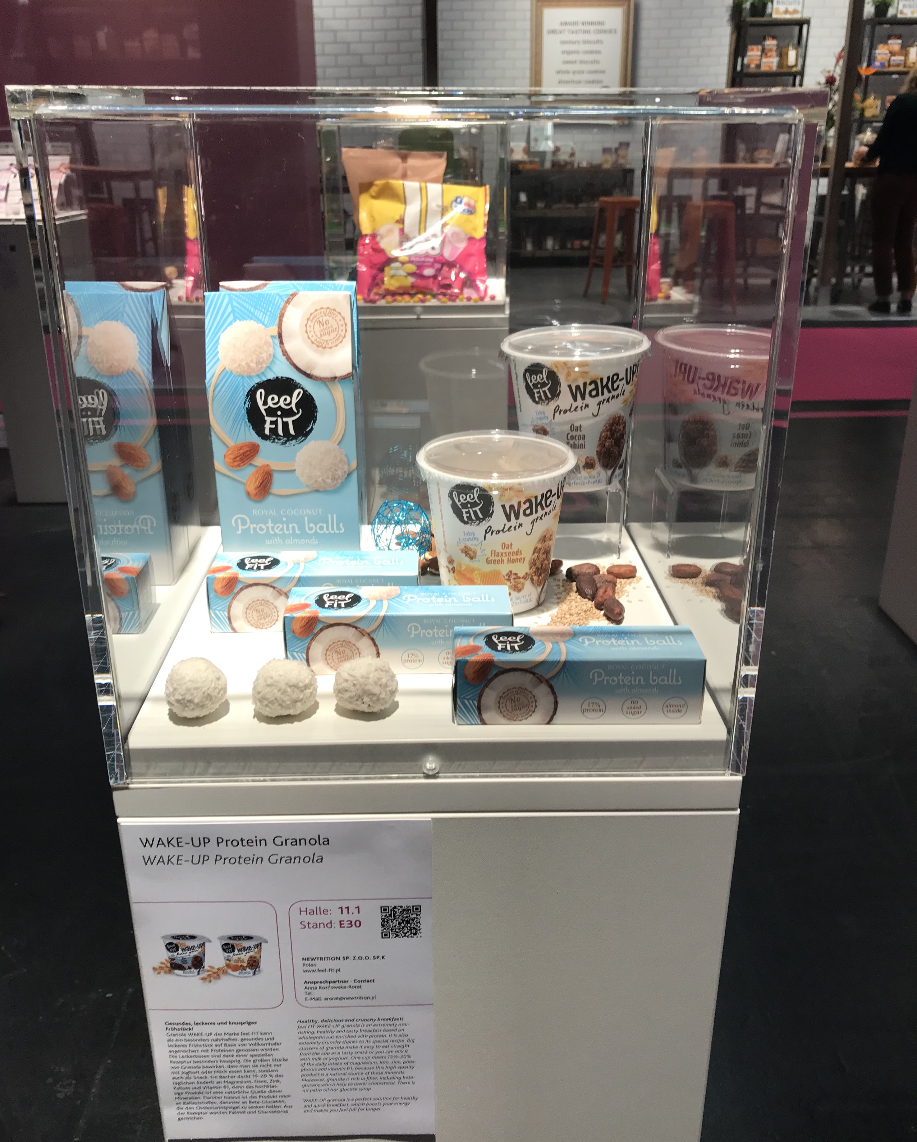 ISM 2019 New Product Showcase feel FIT Protein balls