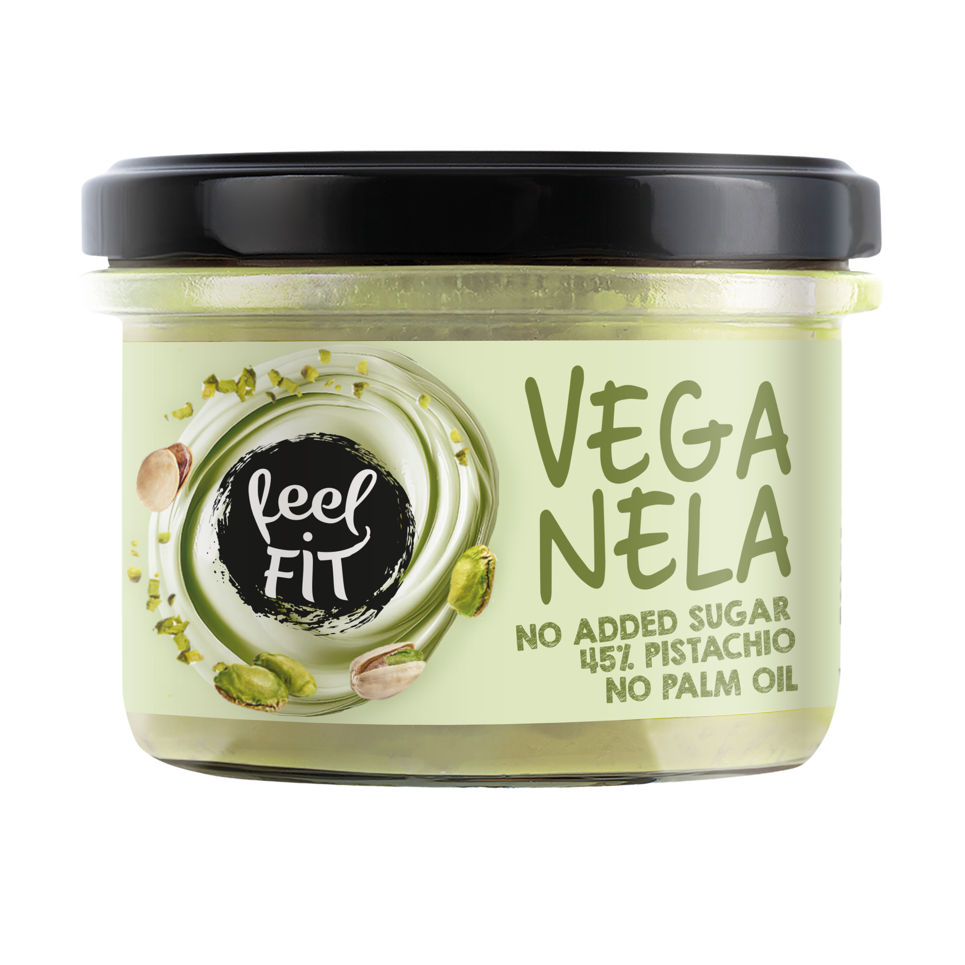 Vegan pistachio cream with no added sugar