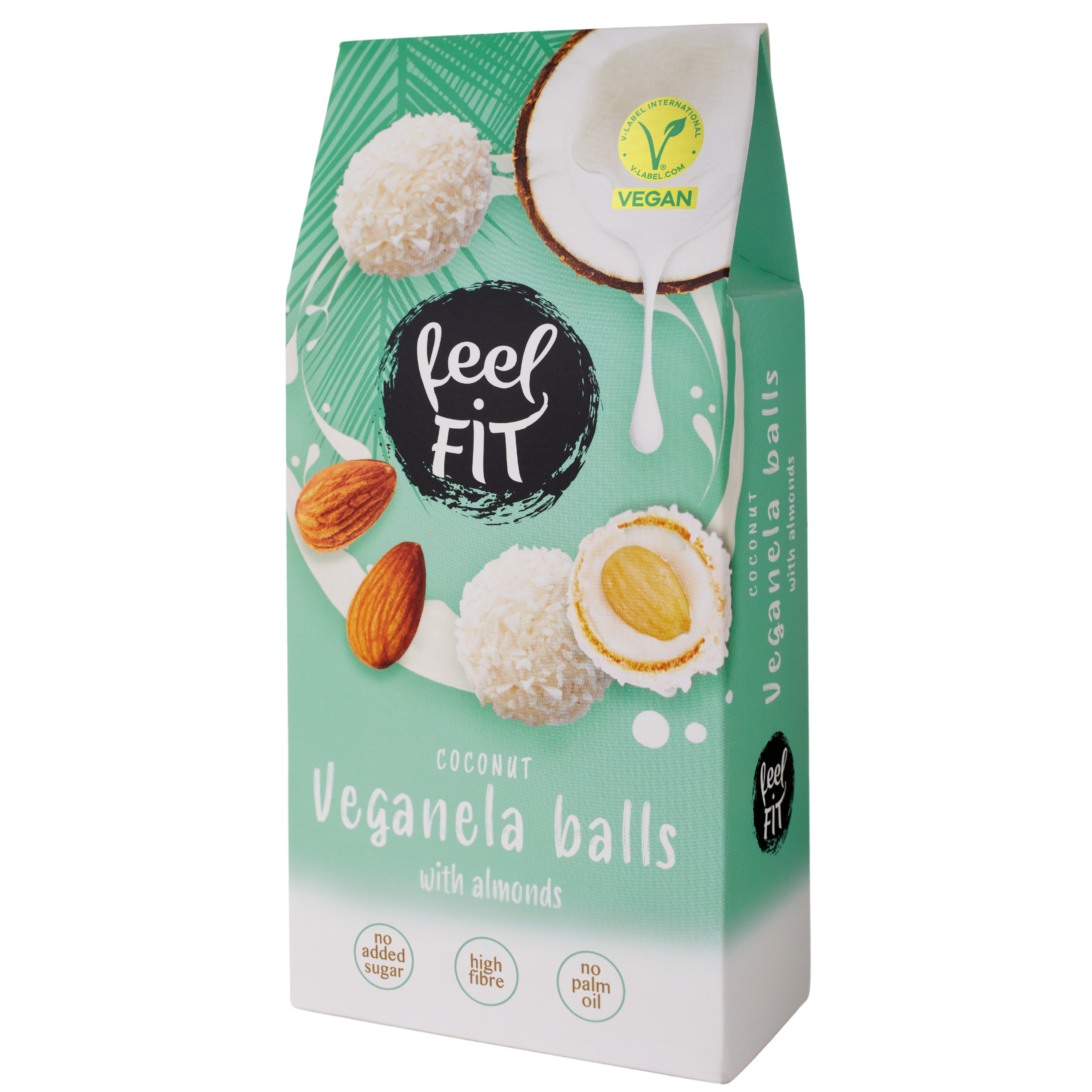 Veganela-Kugeln mit Mandeln 63g